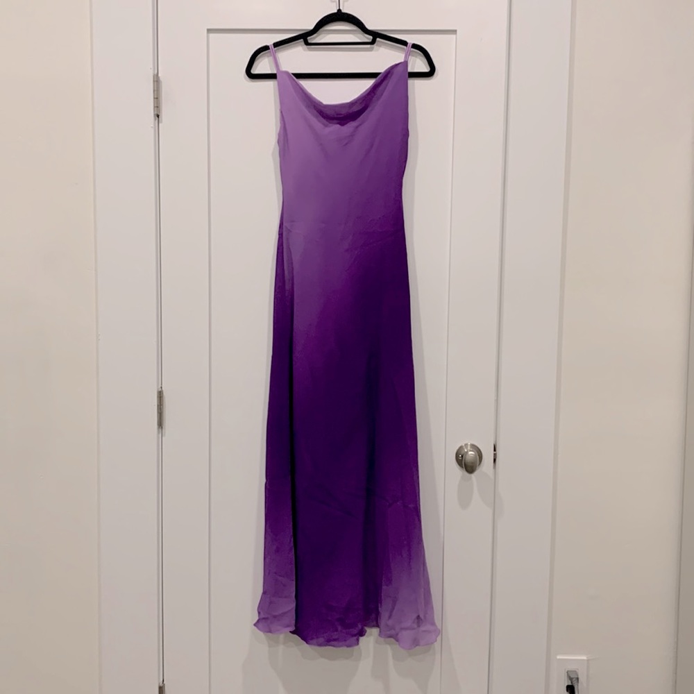 Purple maxi dress Size 3